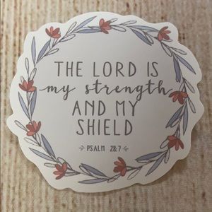 Religious sticker matte finish brand new.